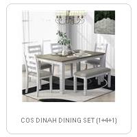 COS DINAH DINING SET (1+4+1)